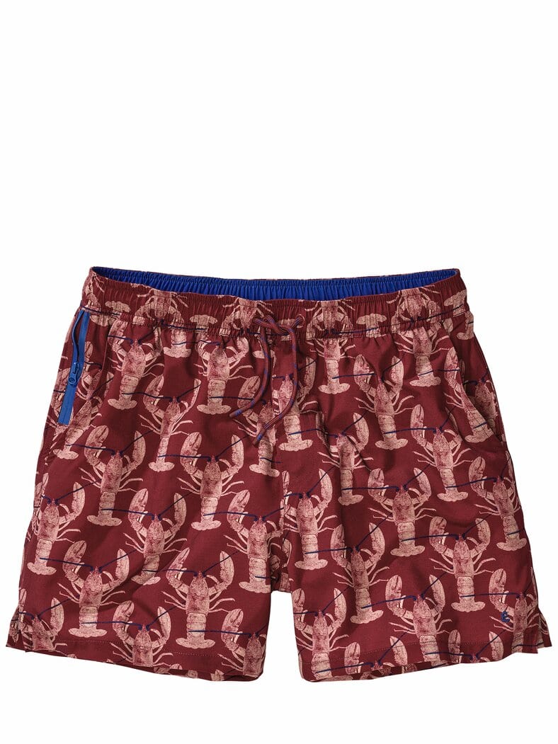 Resort-Badeshorts Lobster hummerrot