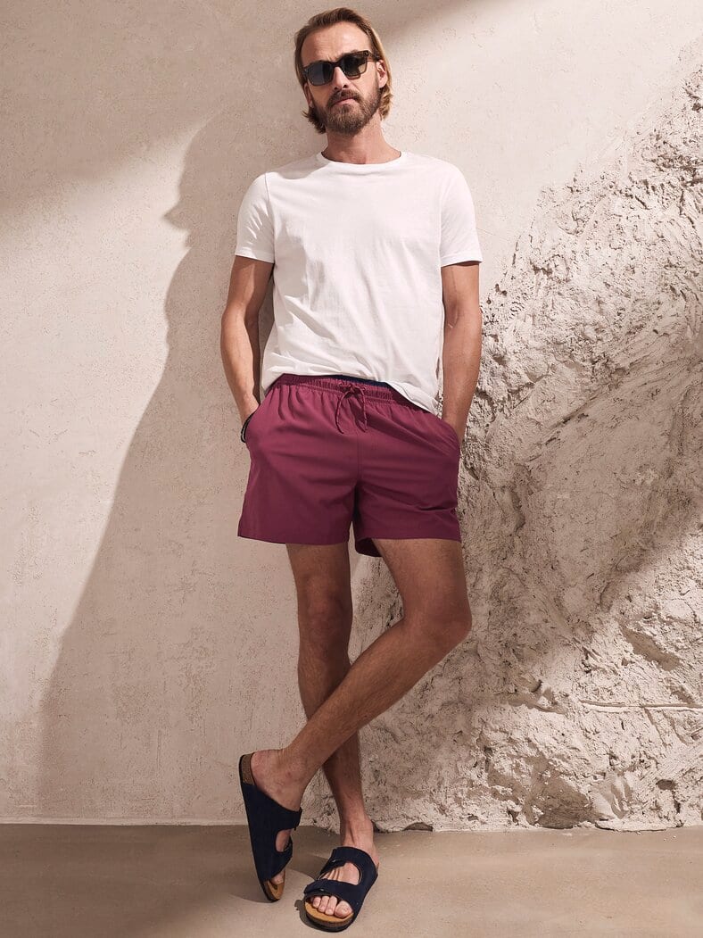 Resort-Badeshorts quarzrosa