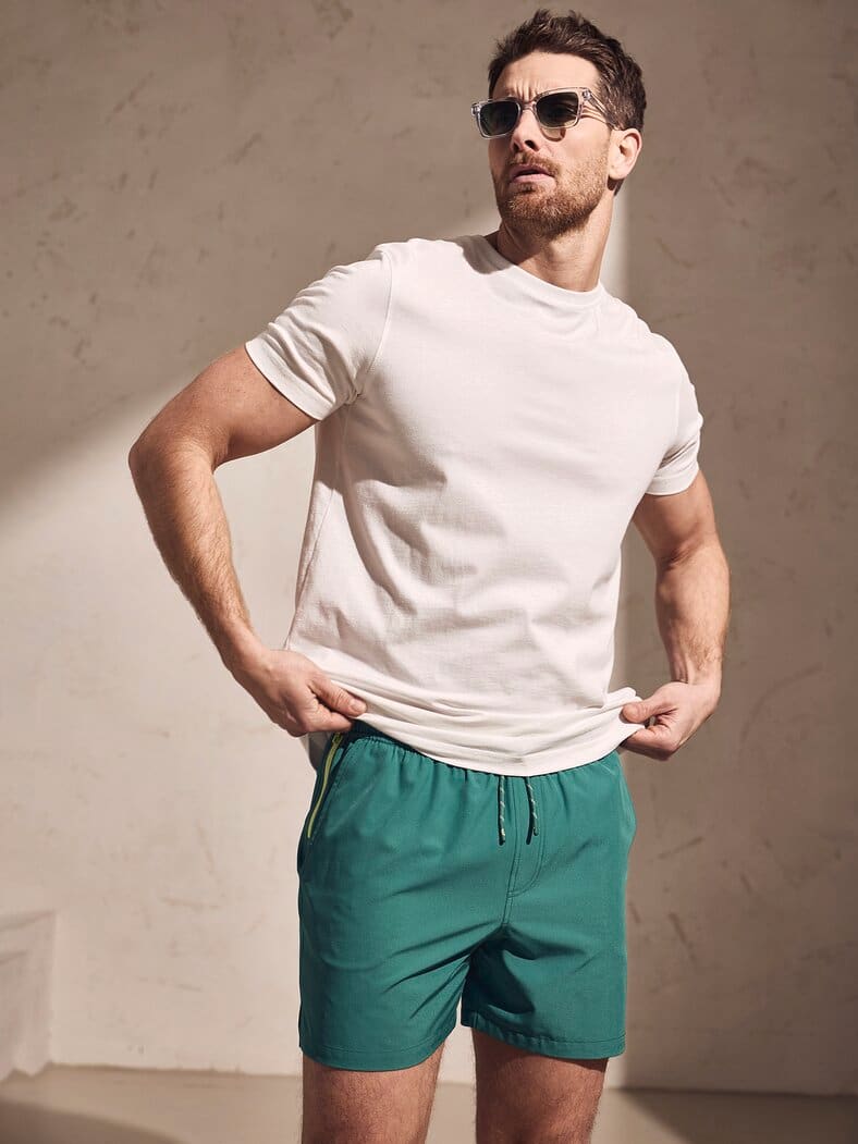 Resort-Badeshorts petrol