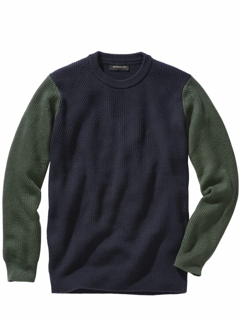 Hin-und-her-Jumper navy/oliv