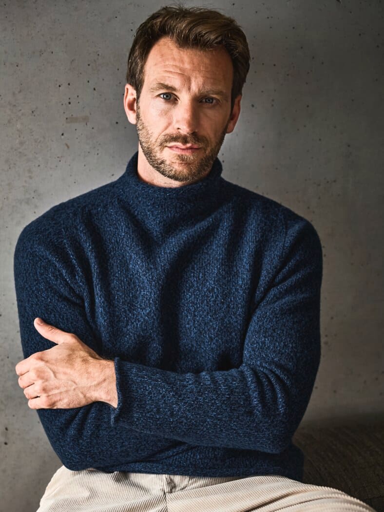 Puristen-Pullover denim