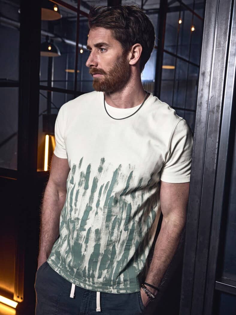 Knacks-Shirt sand/stein