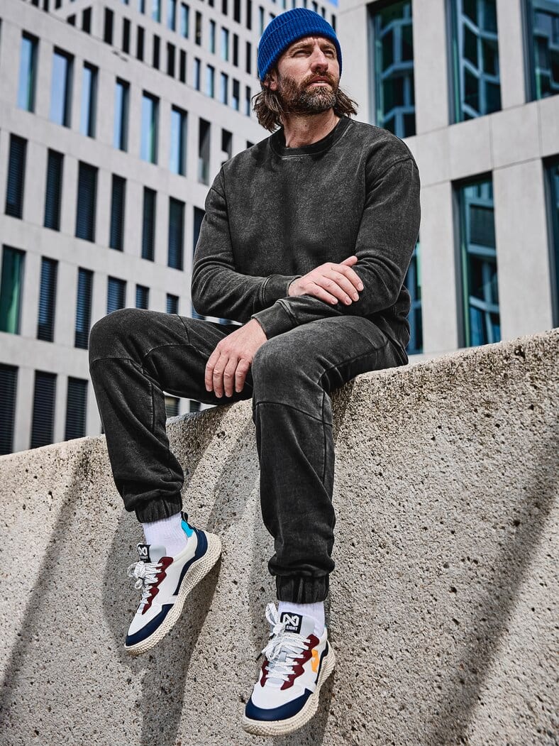 Couch-Jogger-Sweatshirt kohle