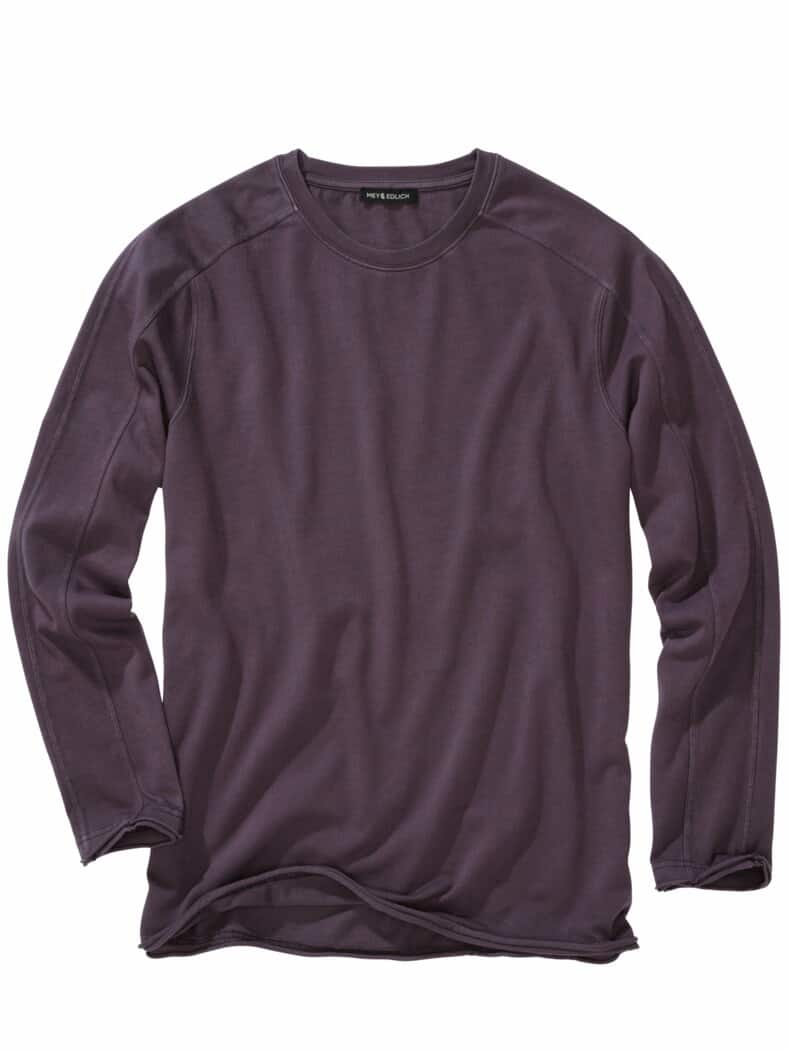Getopptes Longsleeve pflaume