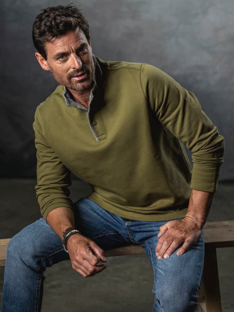 Urväter-Sweatshirt grünoliv