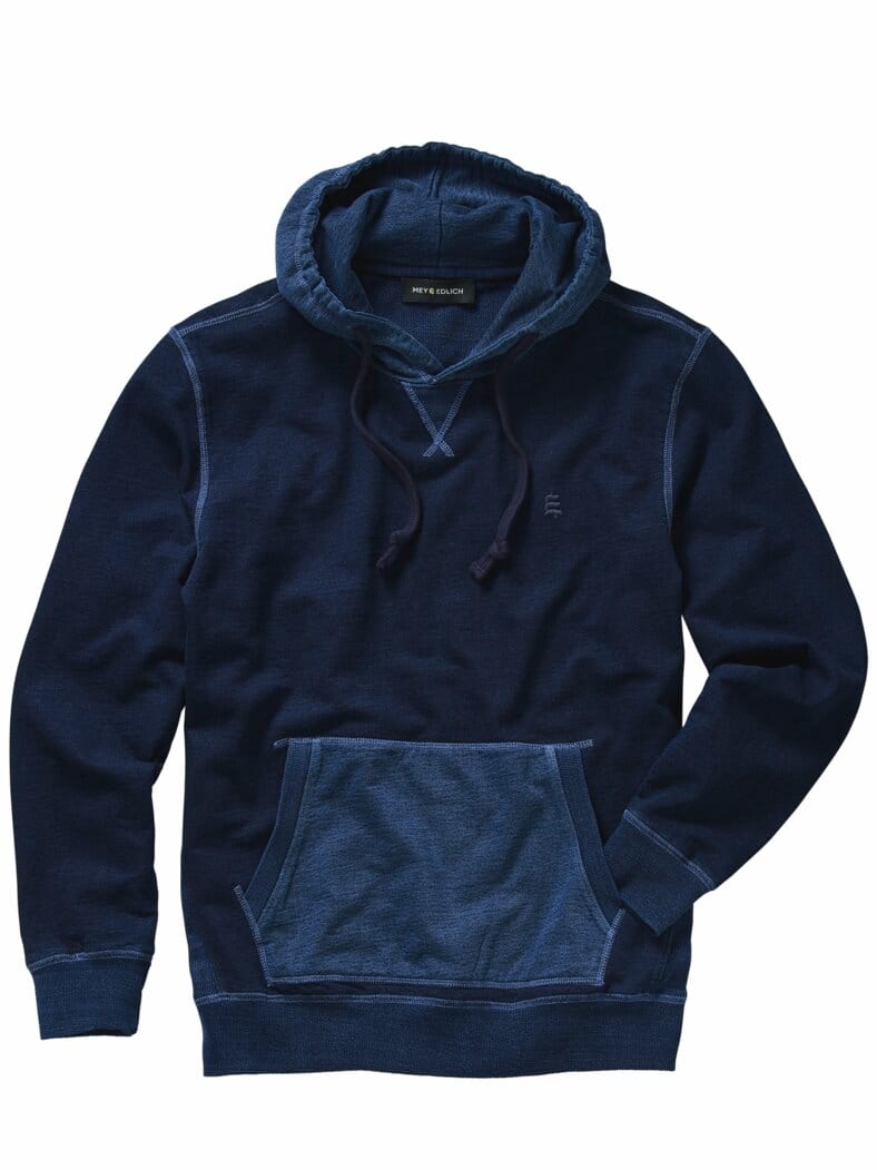 Jeansfreund-Hoodie indigo