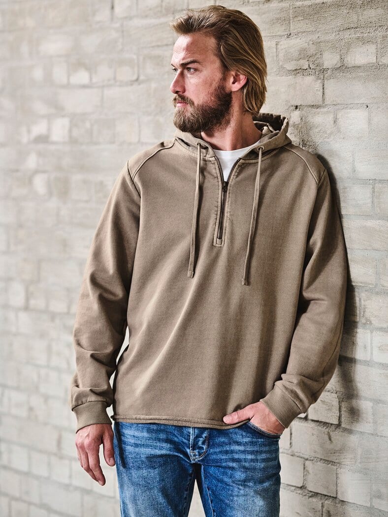 Zip-Zip-Hurra-Hoodie milchkaffee