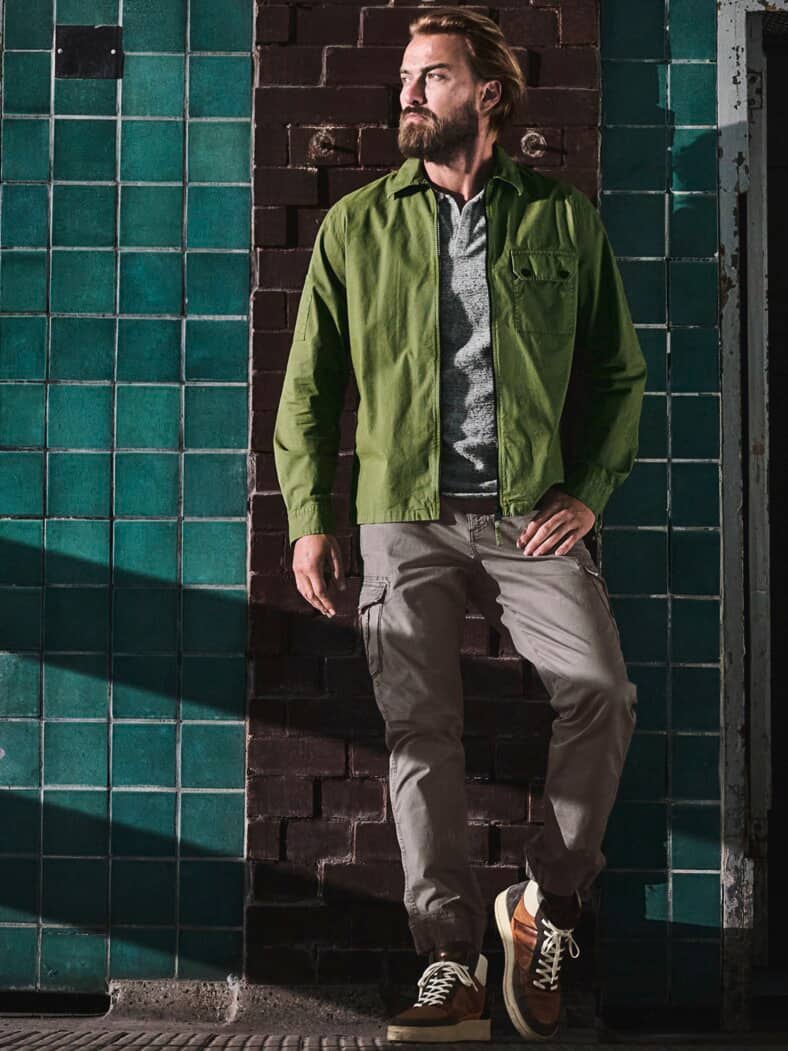 Lochkarten-Polo granit