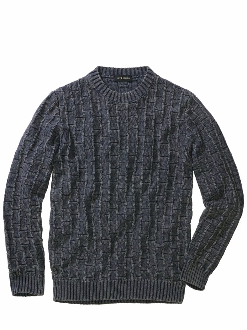 Grundstein-Pullover betonblau