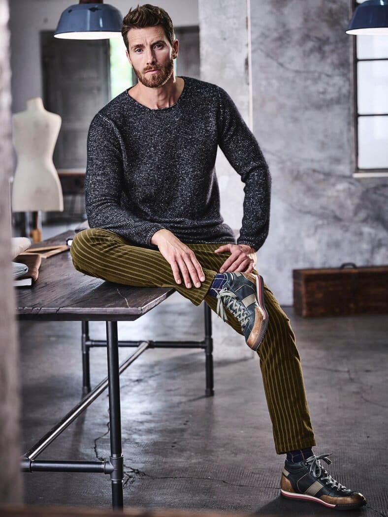 Kompatibler Pullover nachtblau