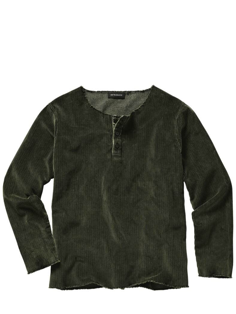 Samt-Cord-Longsleeve olive