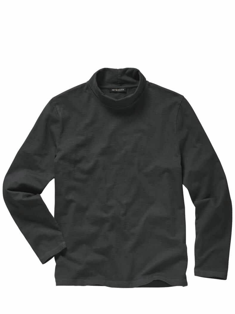 Hals-über-Kopf-Rollneck schwarz