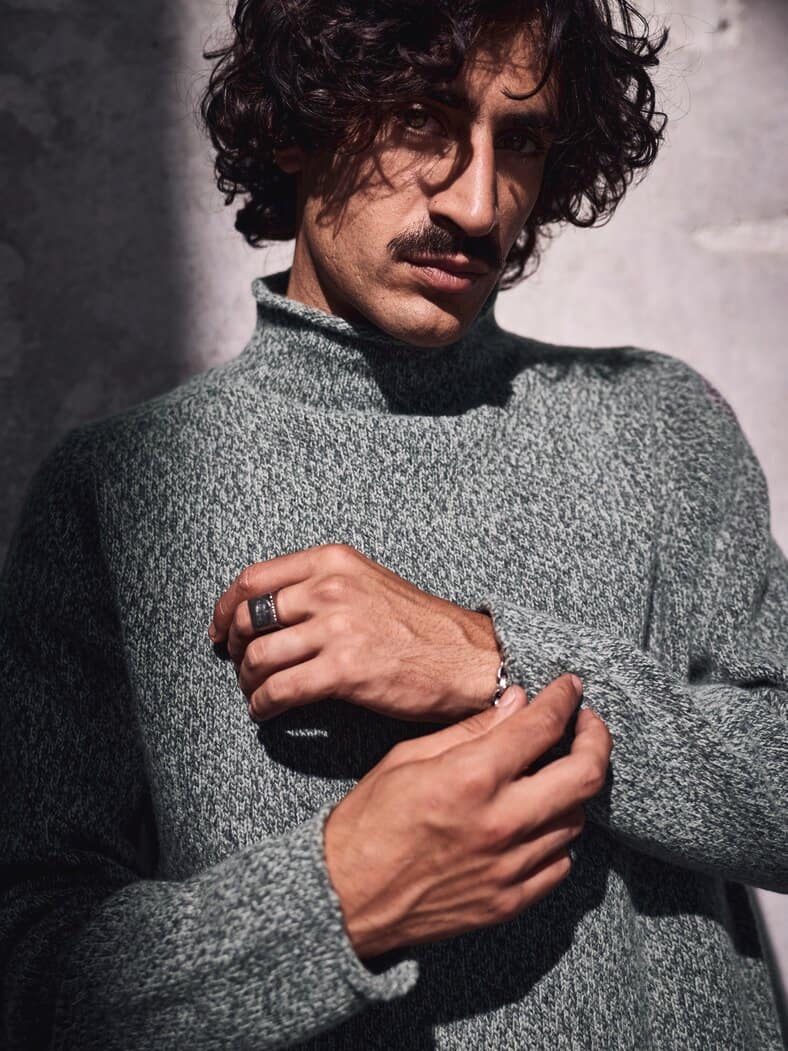 Puristen-Pullover grauwacke
