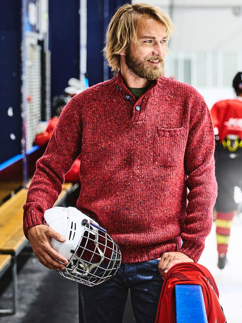 Kilcarra Tweed Troyer fürsten-purpur