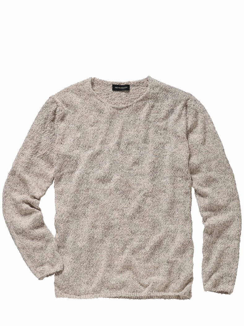 Kompatibler Sommerpullover hellgranit