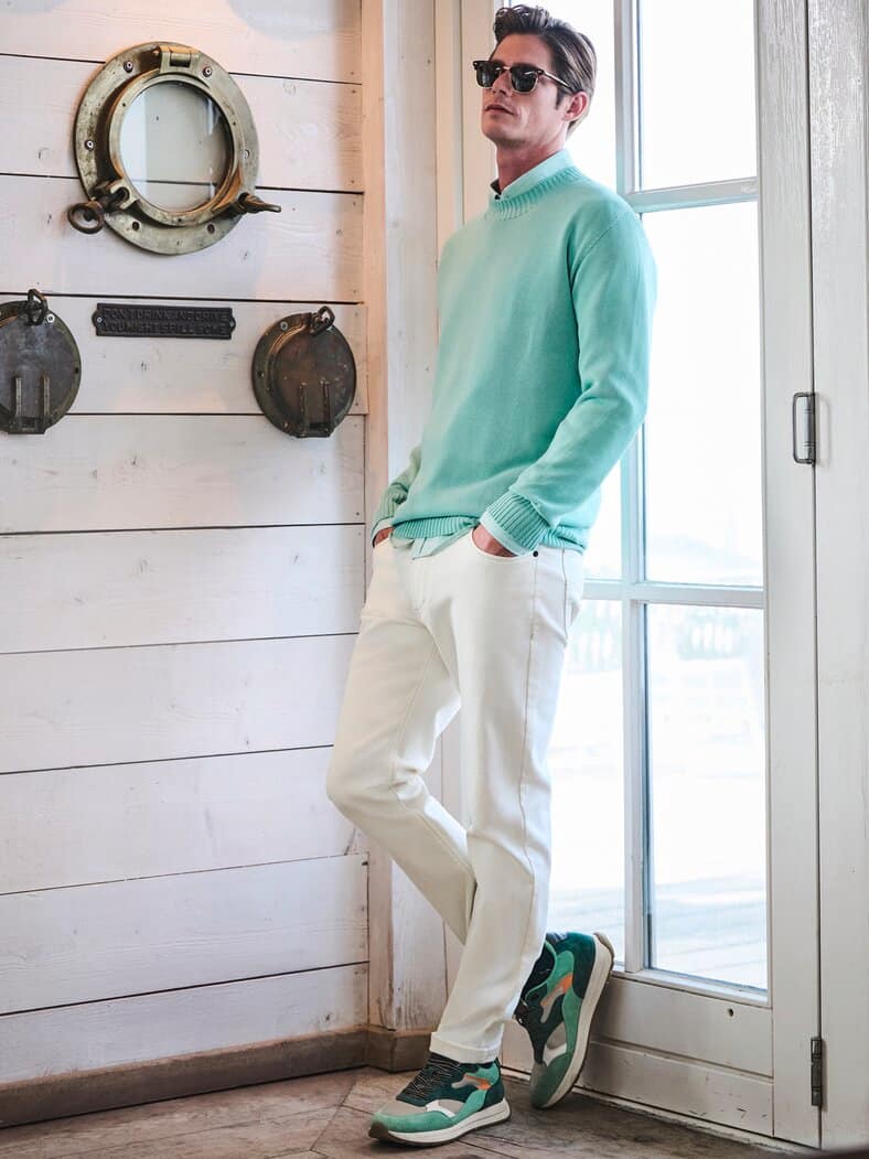 Prima-Pima-Pullover mintgrün