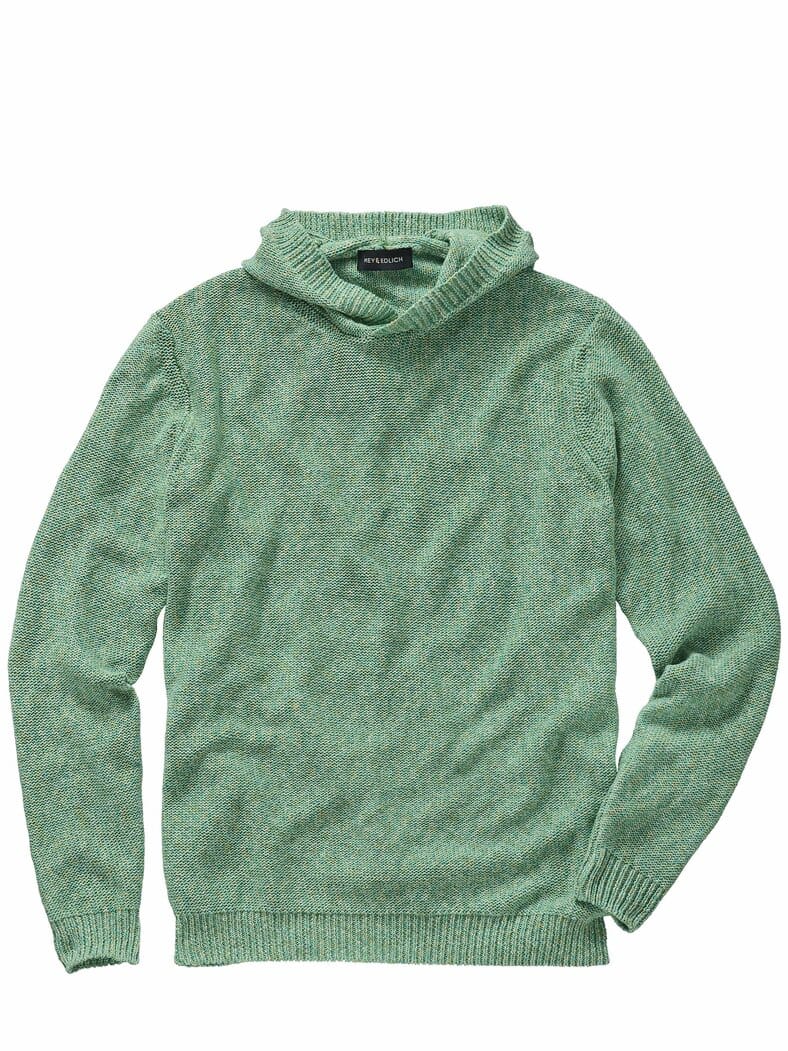 Spruzzo-Strickhoodie pistazienkern