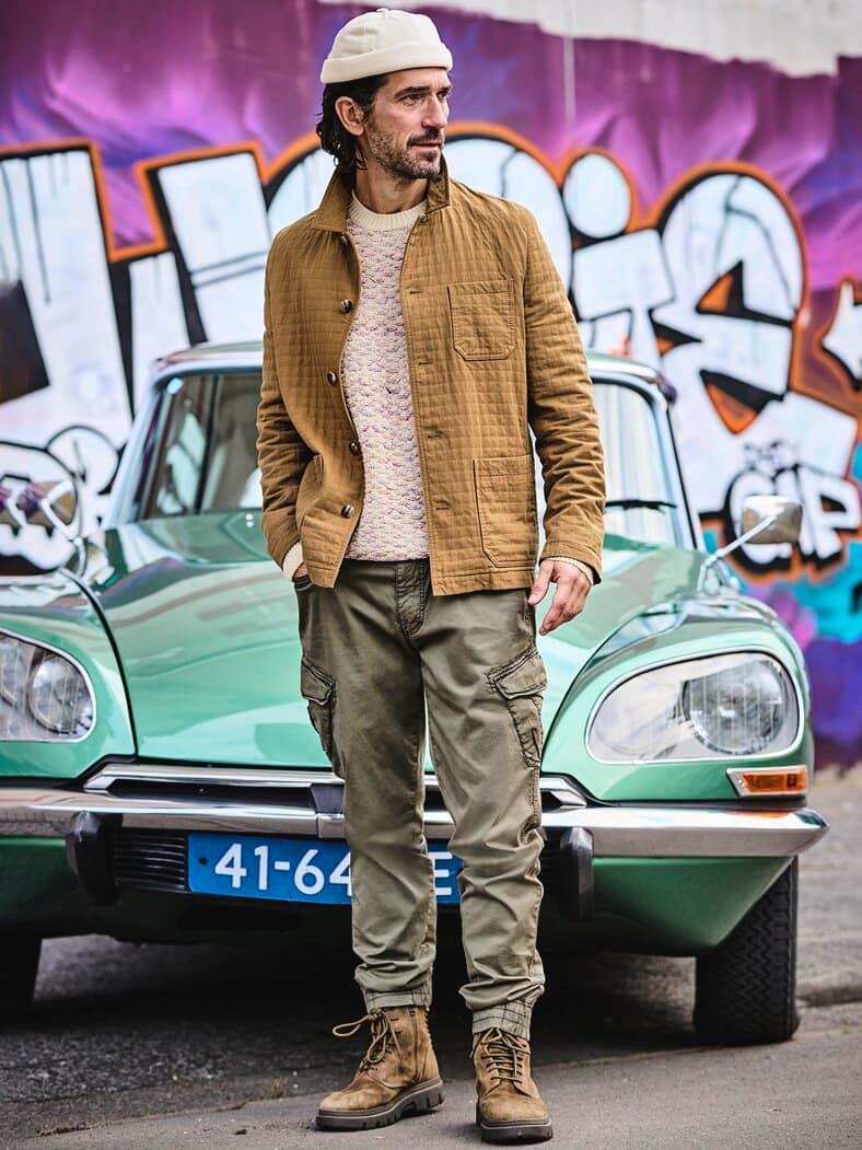 Wunderwabe-Pullover wattsand