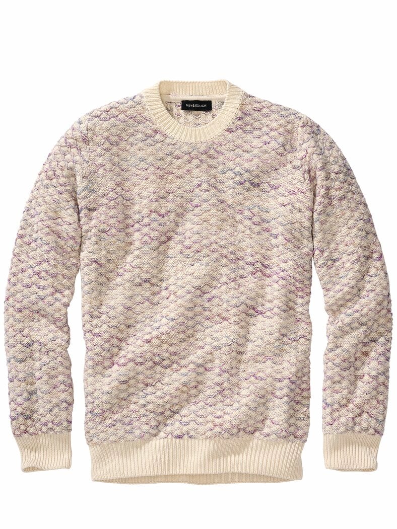 Wunderwabe-Pullover wattsand