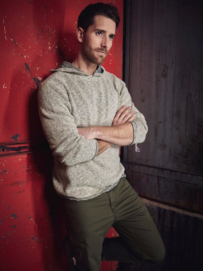 Substanz-Hoodie eisgrau