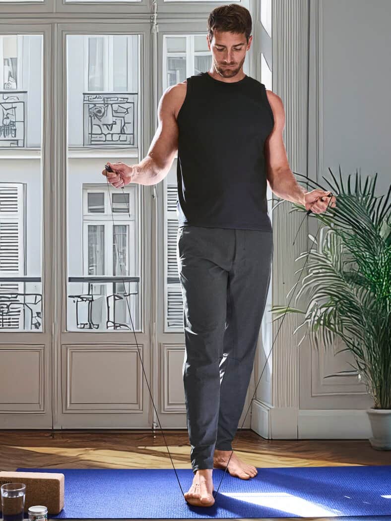 Yoga-Shirt Himmelspfad tiefenschwarz