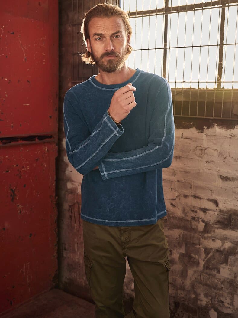 Spielraum-Shirt denimblau