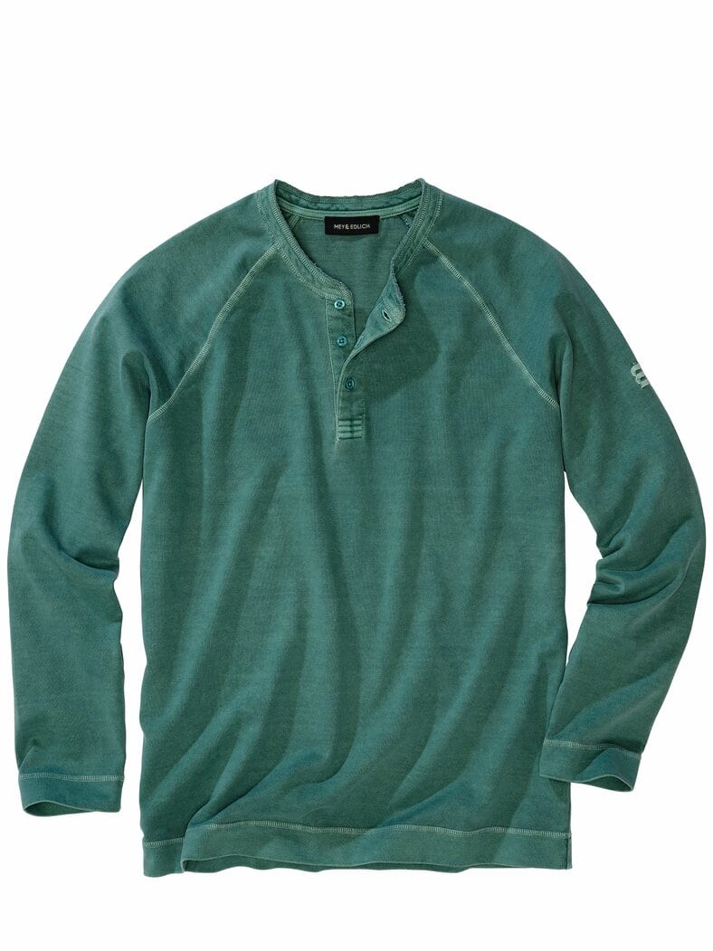 Zweitblick-Henley aquamarin