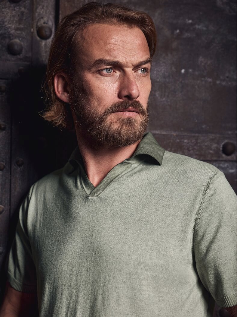 Psst-Poloshirt pistazienkern