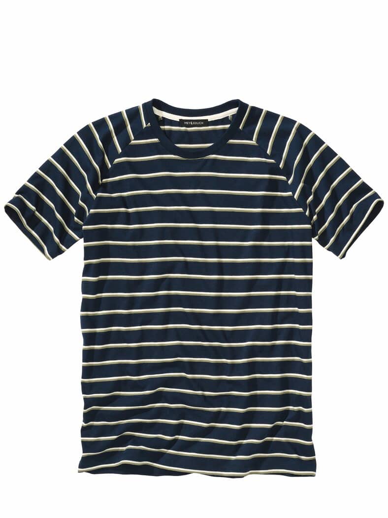 Küstenlinie-Shirt marineblau