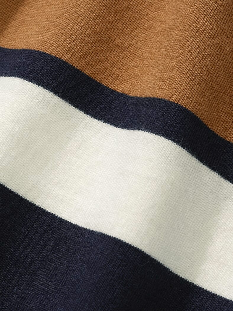 Varsity-Longsleeve marine/orange