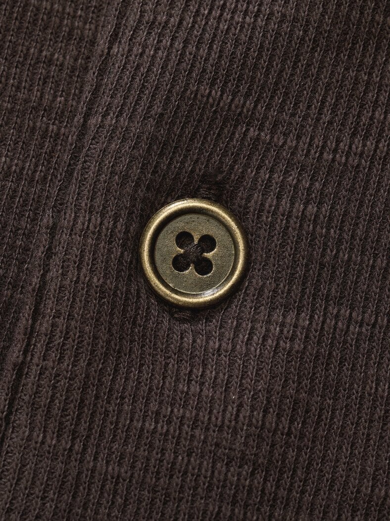 Jersey-Cardigan espresso