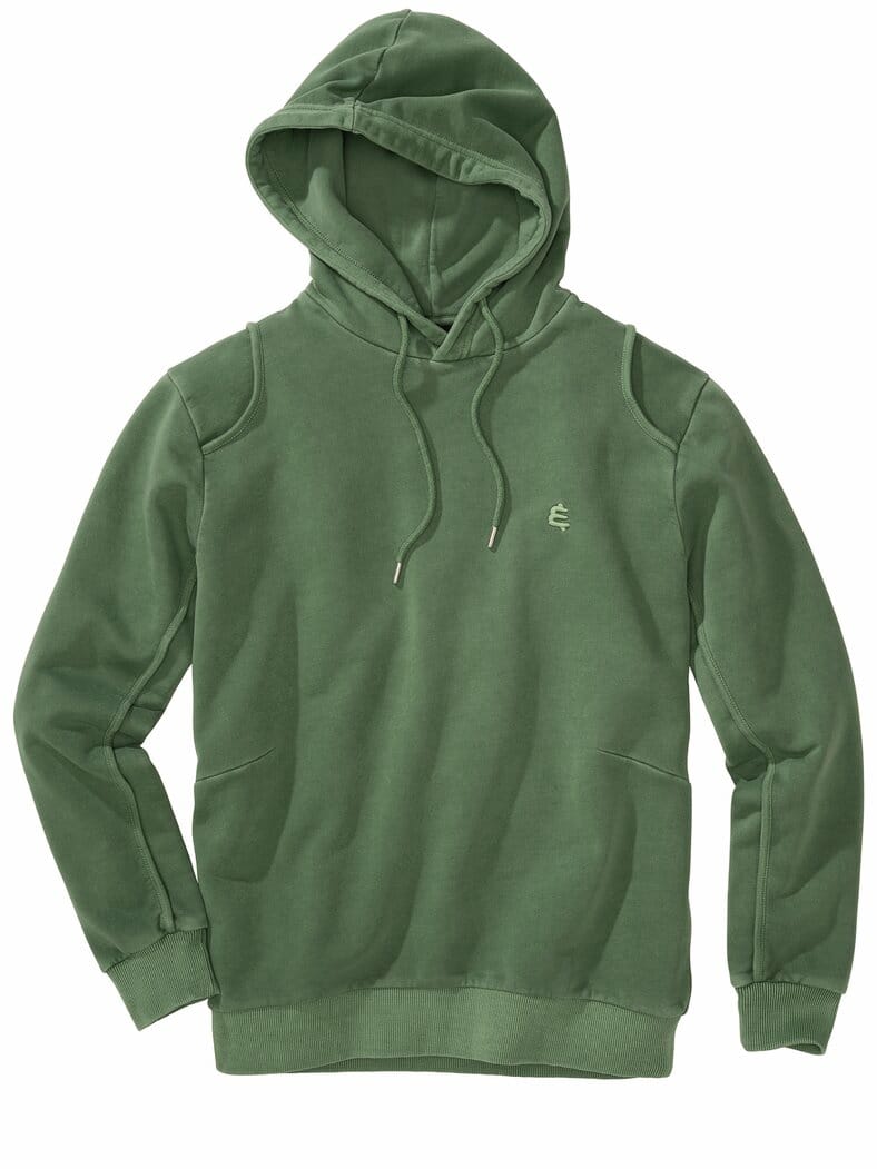 Fadentrio-Hoodie grasgrün