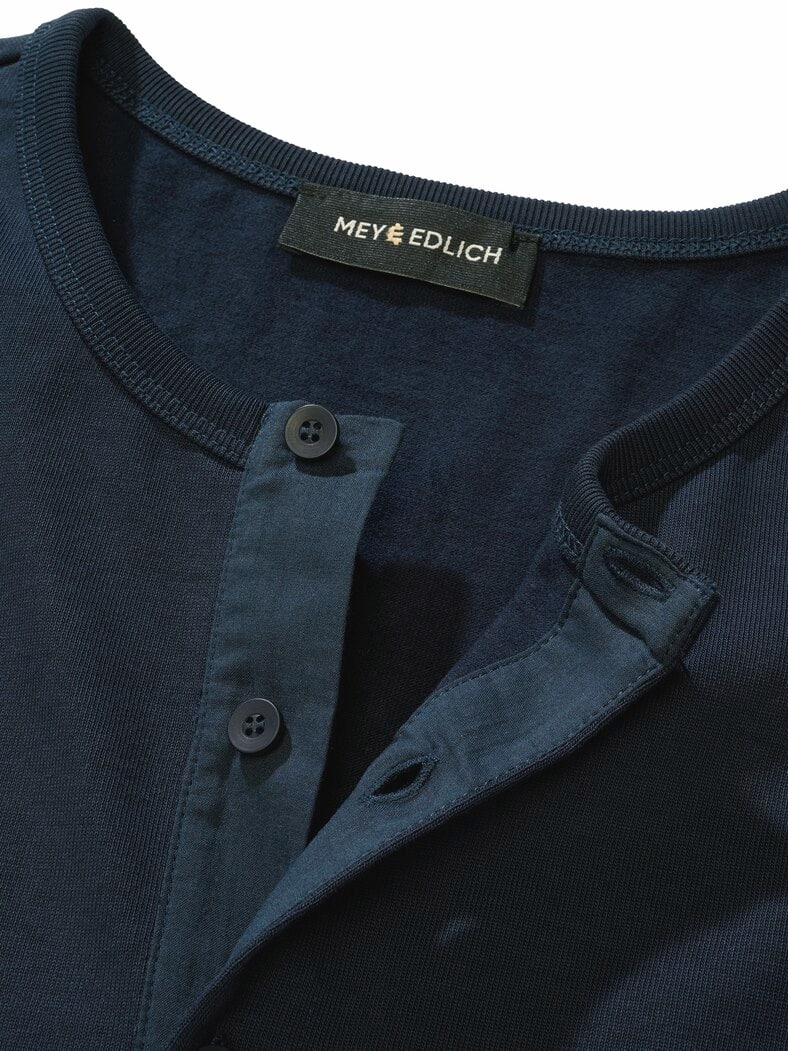 Gewichtiges Henley tintenblau