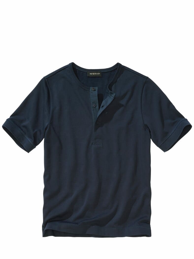Gewichtiges Henley tintenblau