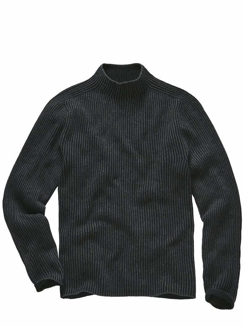 Grundform-Mockneck grillkohle