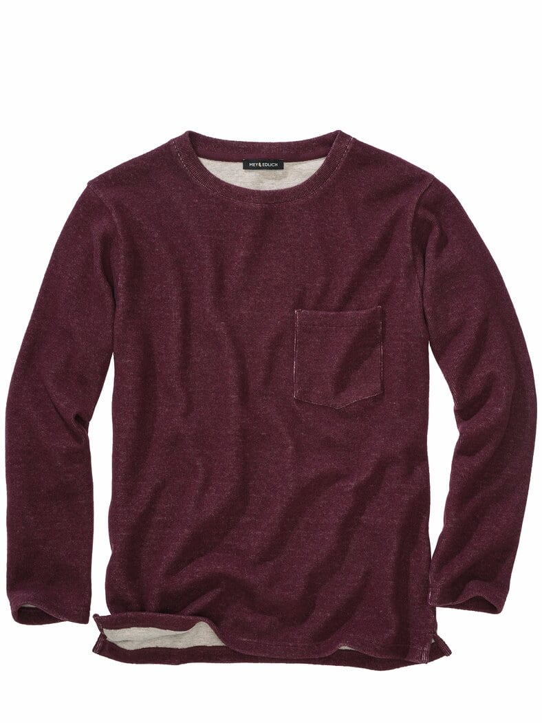 Schön-einfach-Pulli bordeaux