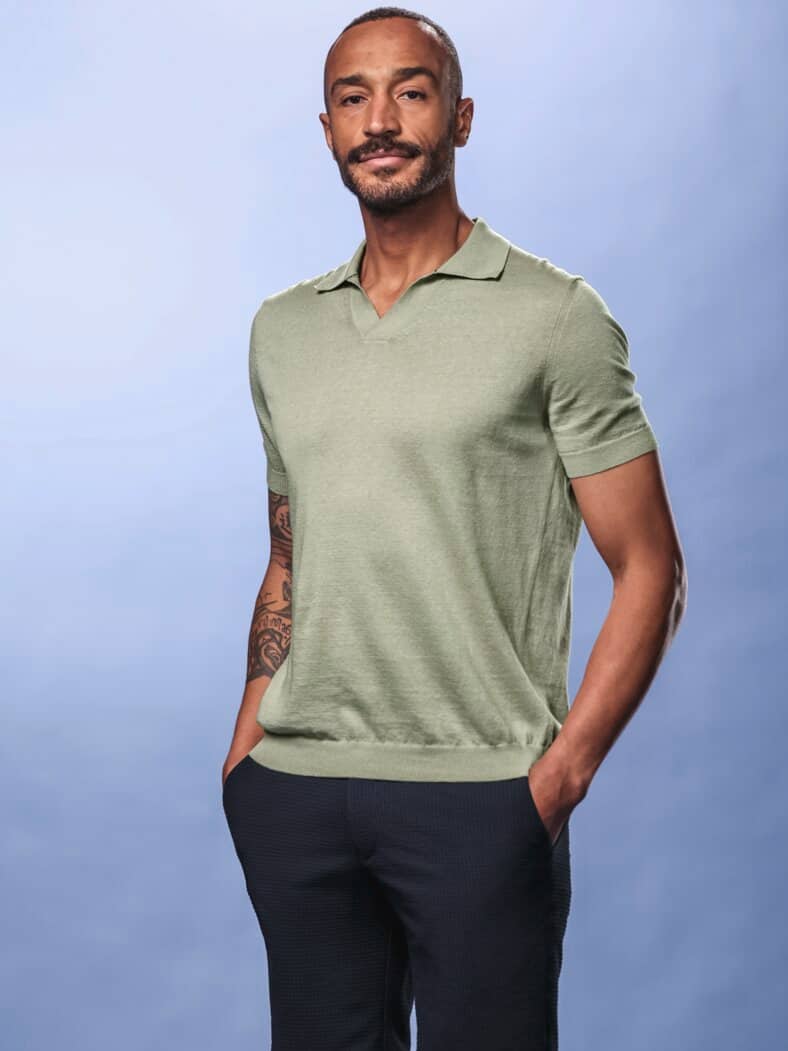 Evolutionäres Poloshirt genuss-beige
