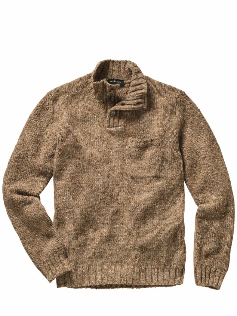 Kilcarra Tweed Troyer beige tweed