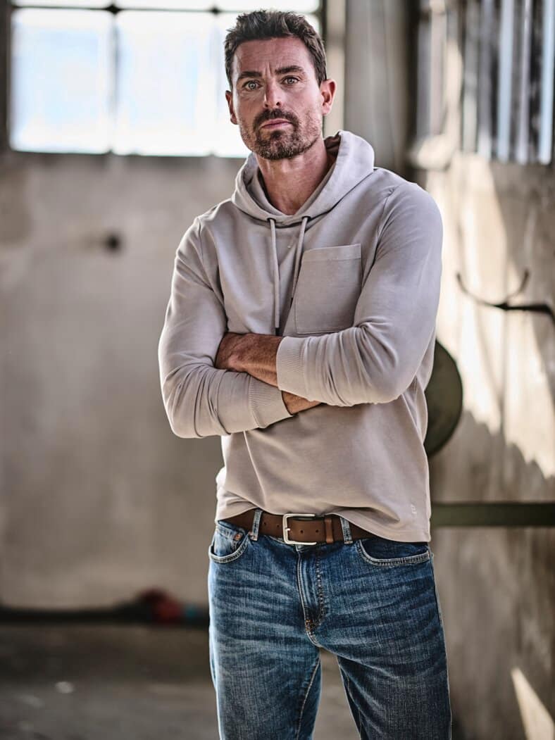 Spontaner Hoodie asphalt