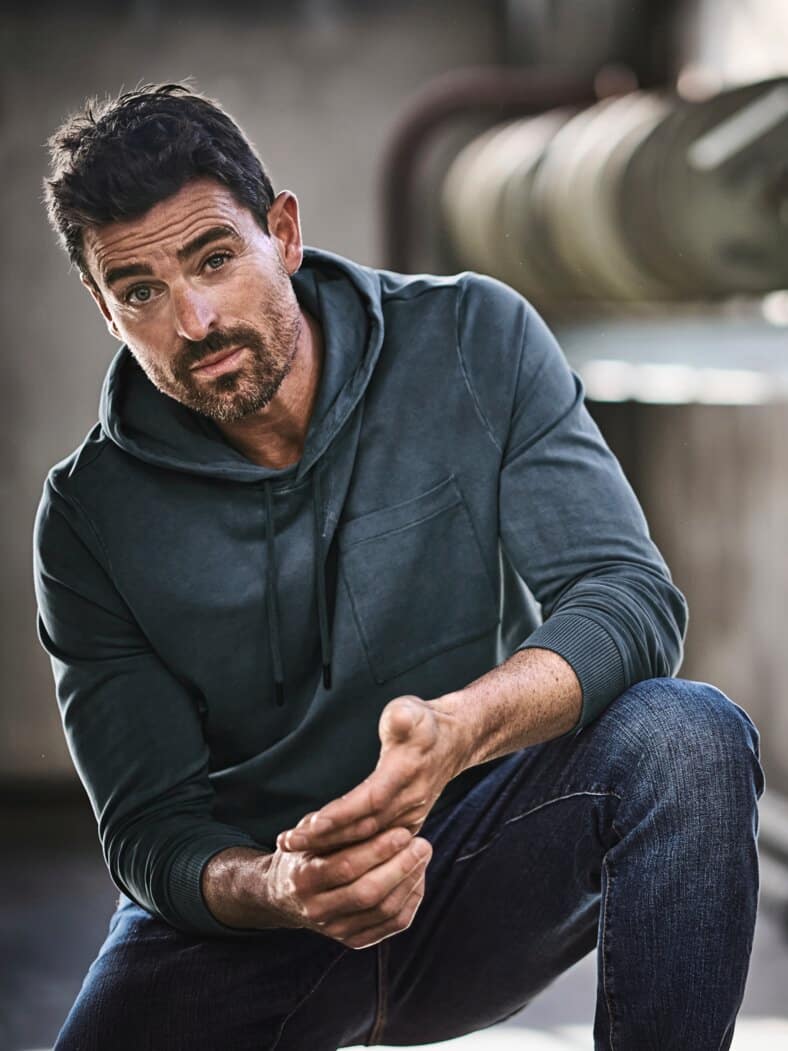 Spontaner Hoodie himmel