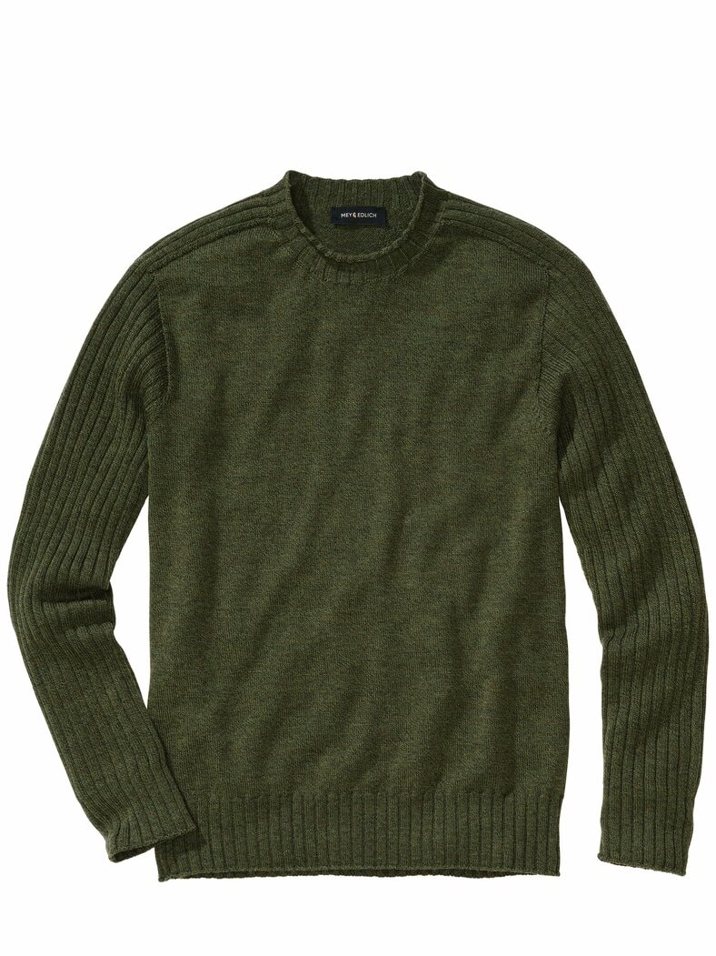 Armschmeichler-Pullover olivengrün