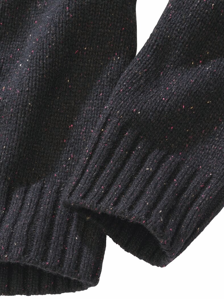 Nachthimmel-Mockneck nachtschwarz