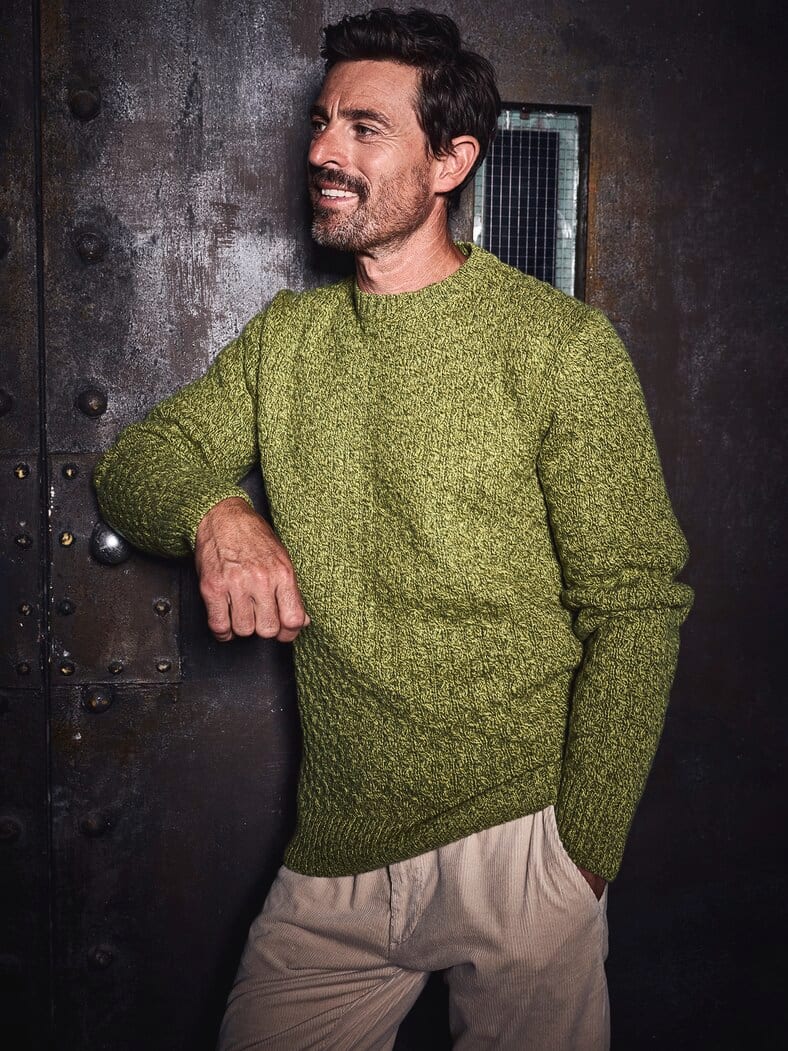 Herbstfrische-Pullover limette