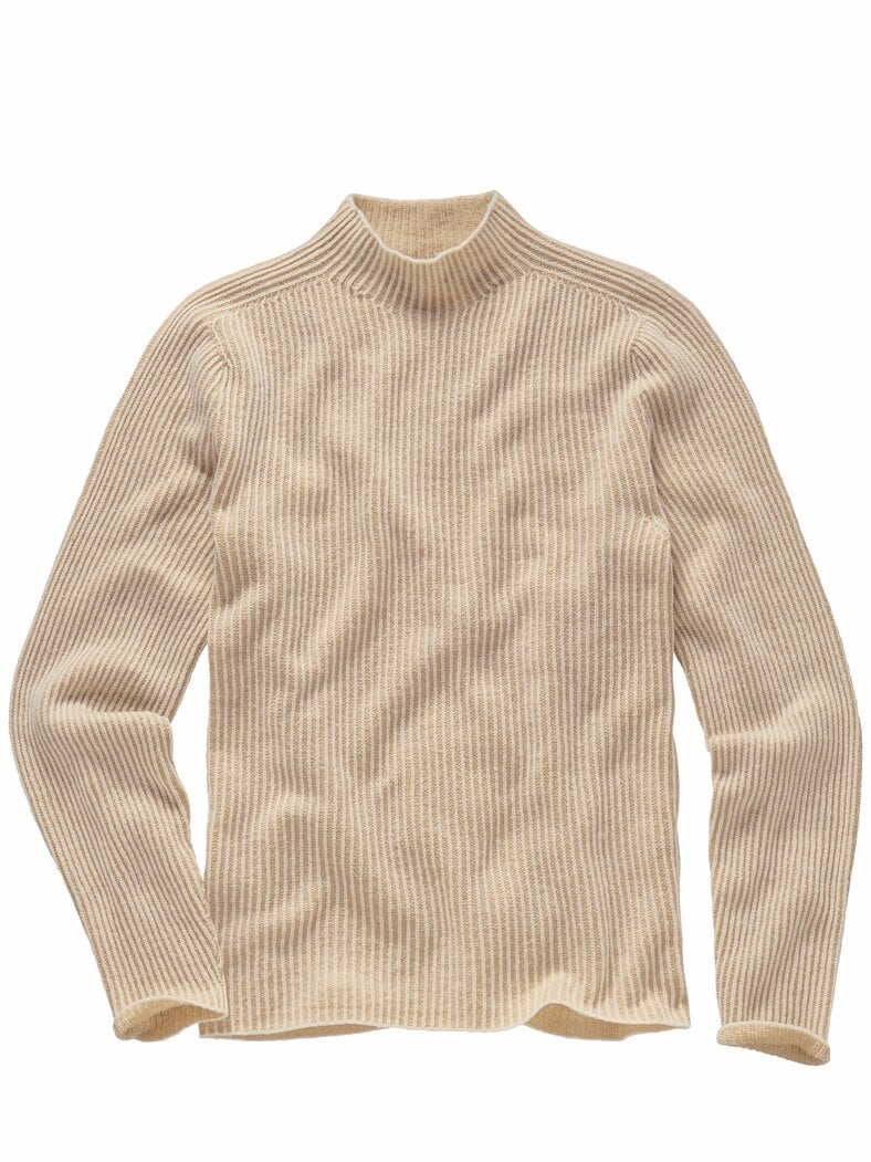 Grundform-Mockneck naturweiß
