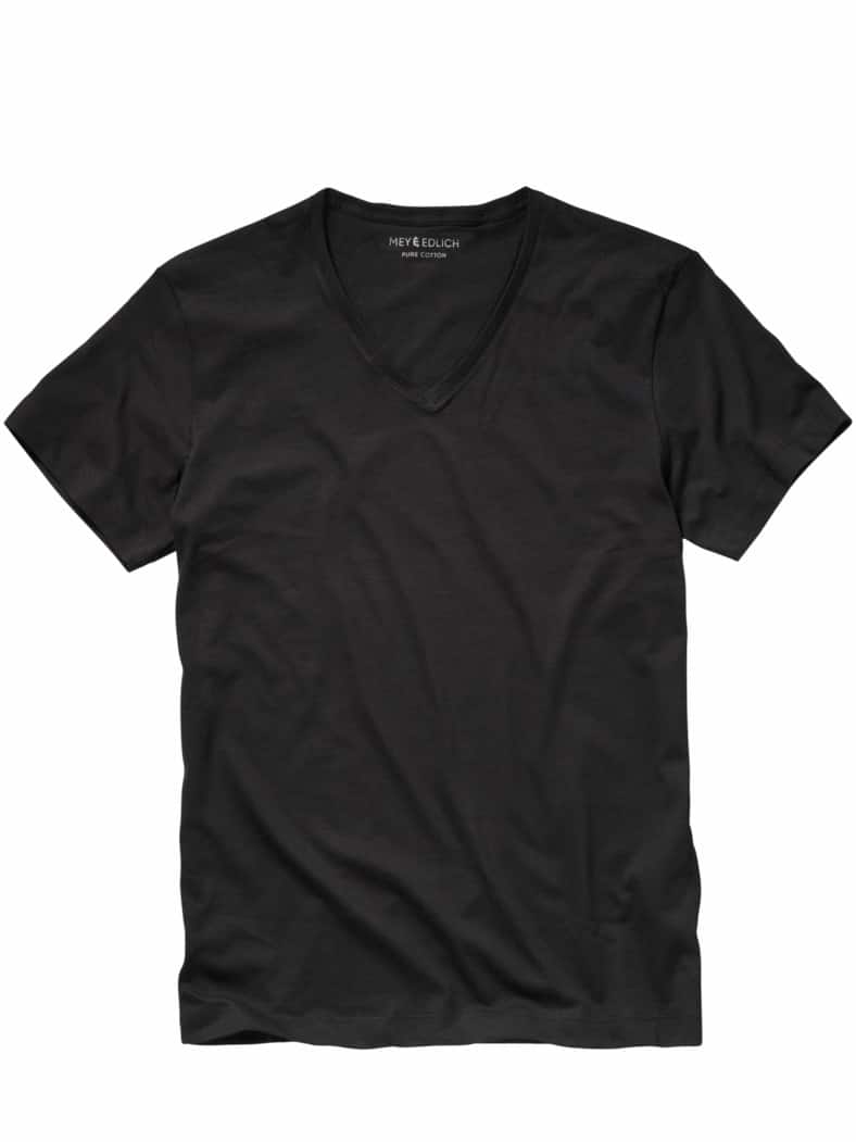 Benchmark-Shirt V-Neck Doppelpack schwarz