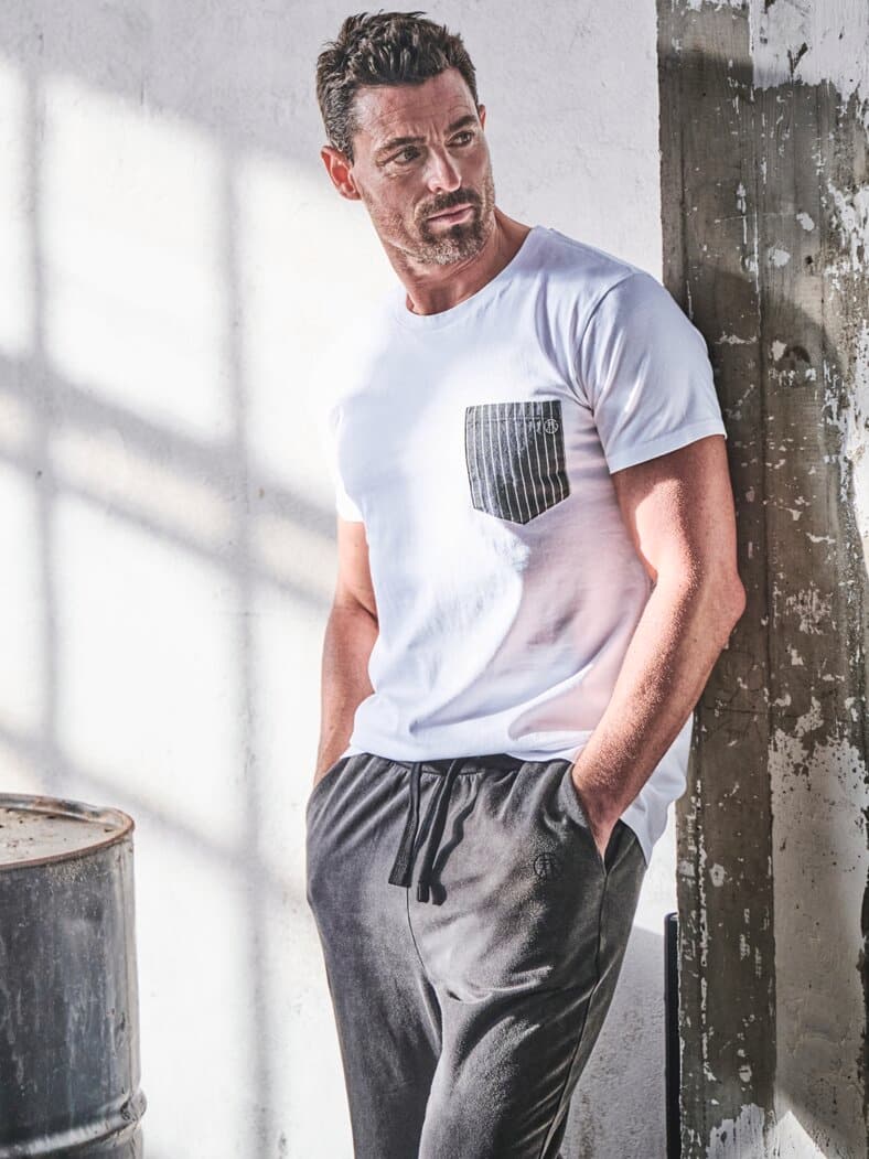 T-Shirt Hugo tageslichtweiß