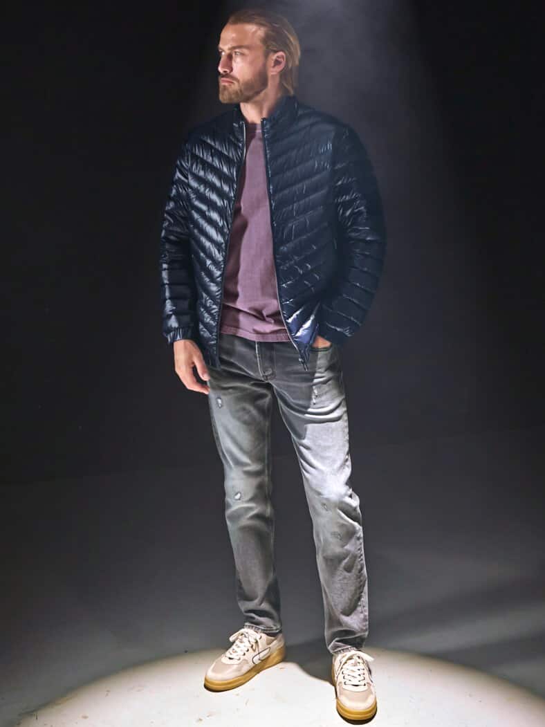 Sichere-Bank-T-Shirt flieder