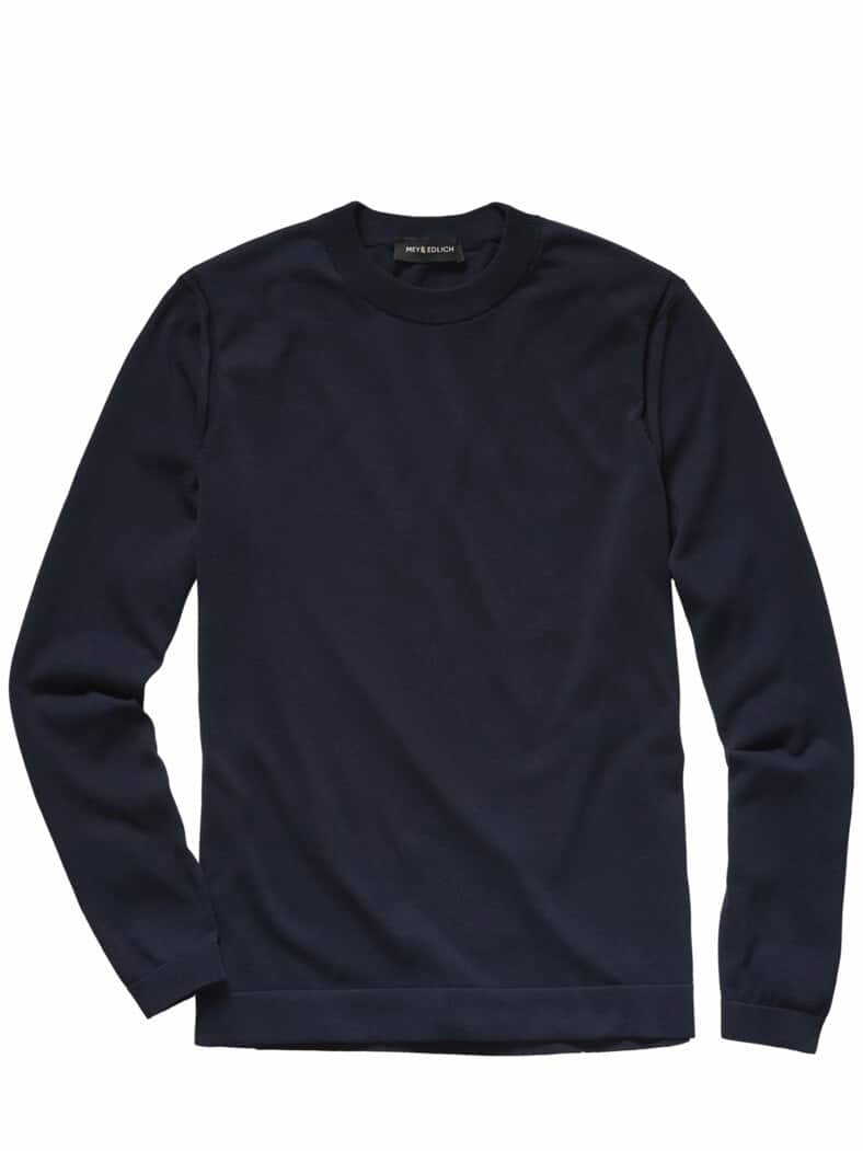 Stilsicherer Pullover italienischblau