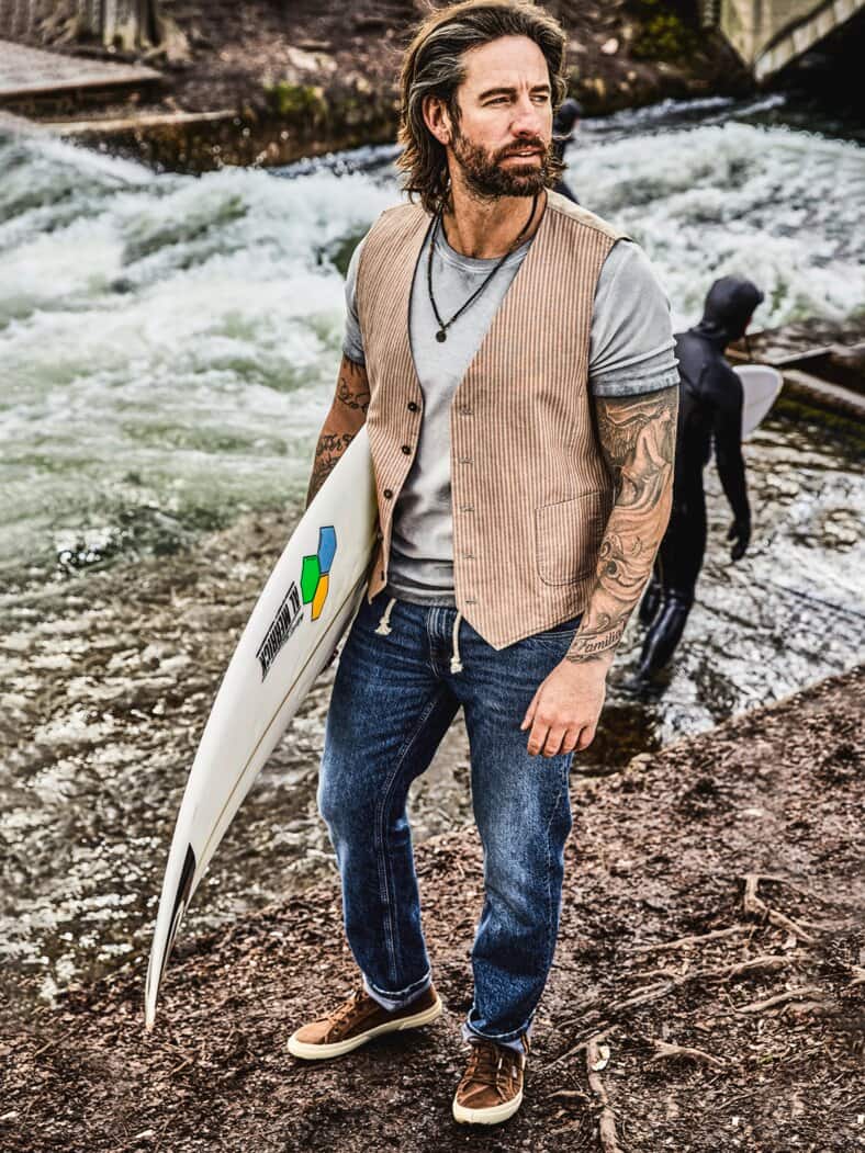 Shirt Proper superheldengrau