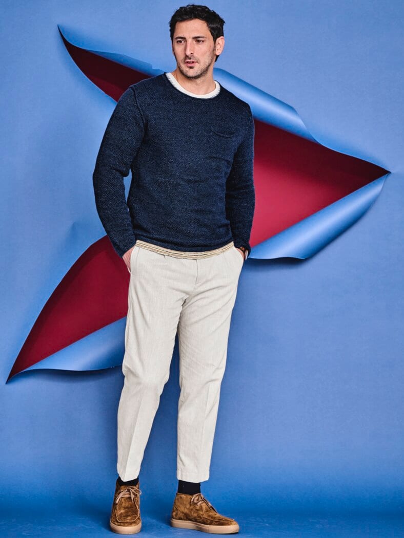 Mamma-mia-Pullover mittelmeer